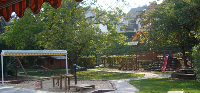 Das Bild zeigt die Kindertagesst&auml;tte Farbklecks in Friedberg (Hessen), copyright Stadt Friedberg (Hessen)