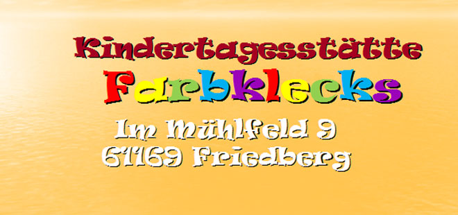 Das Bild zeigt die Kindertagesst&auml;tte Farbklecks in Friedberg (Hessen), copyright Stadt Friedberg (Hessen)