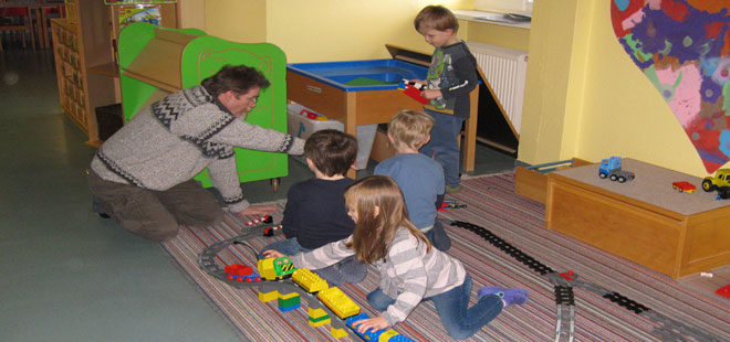 Das Bild zeigt die Kindertagesst&auml;tte Rappelkiste in Friedberg (Hessen), copyright Stadt Friedberg (Hessen)