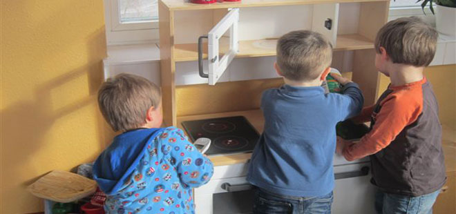 Das Bild zeigt die Kindertagesst&auml;tte Kinderburg "Am R&uuml;benberg" in Friedberg (Hessen), copyright Stadt Friedberg (Hessen)