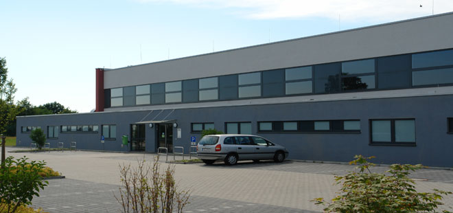 Das Bild zeigt die Sporthalle Ockstadt, copyright Stadt Friedberg (Hessen)