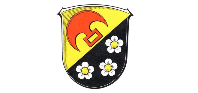 Das Bild zeigt das Wappen von Ockstadt, copyright Stadt Friedberg (Hessen)