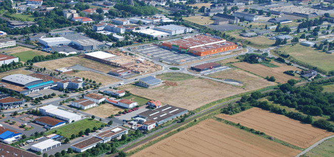 Das Bild zeigt das Gewerbegebiet West, copyright Ernst Stadler