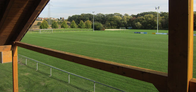 Das Bild zeigt die Sportpl&auml;tze in Bruchenbr&uuml;cken, copyright Stadt Friedberg (Hessen)