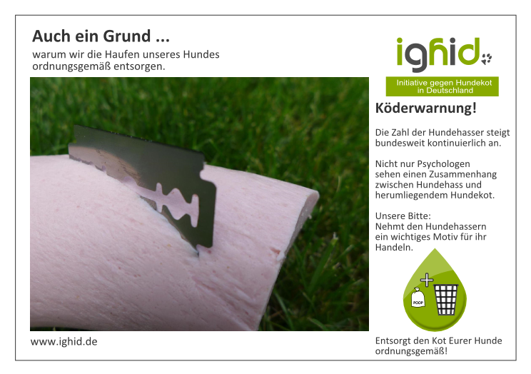 Hundehaltung_ighid K&ouml;derwarnung